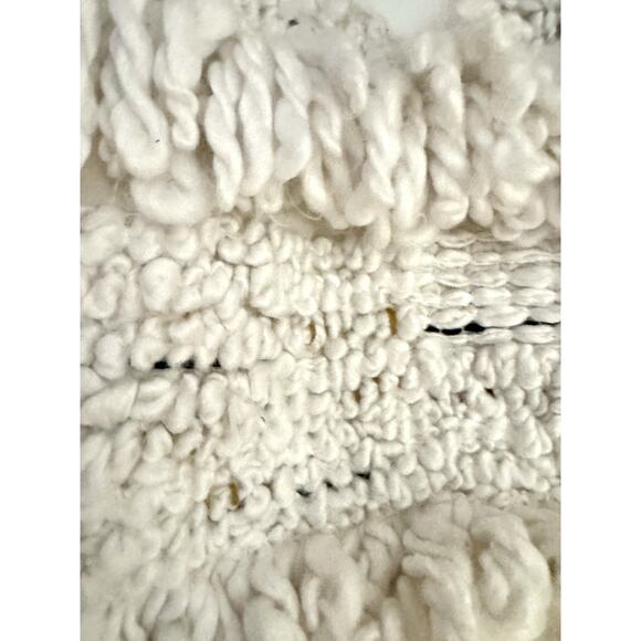 Free People Boho Cream Oslo Tote NWT $148 Indie Bohemian Woven Fringe Hippy - Picture 7 of 10